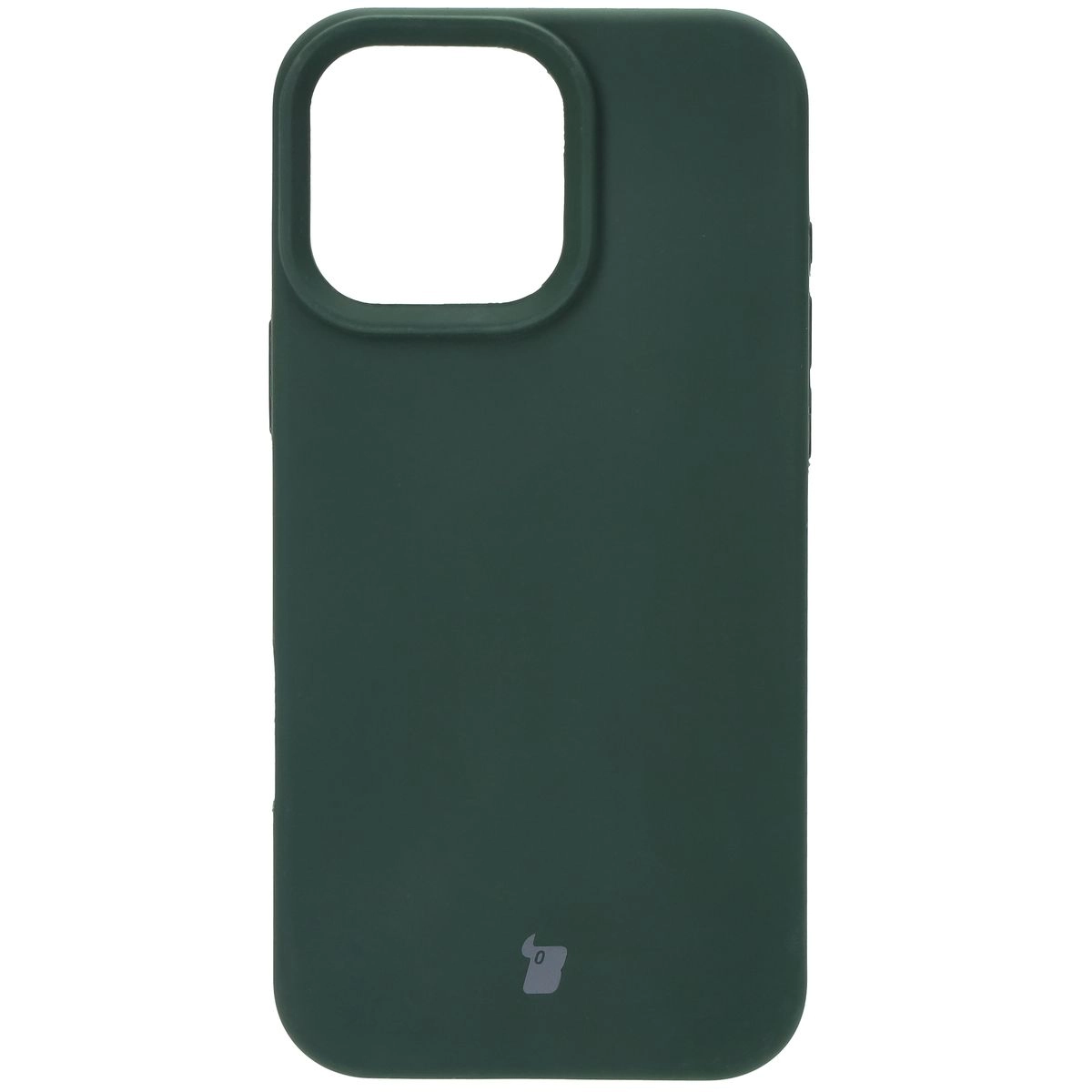 Etui Bizon Silikonowe Soft do iPhone 16 Pro Max Ciemnozielony