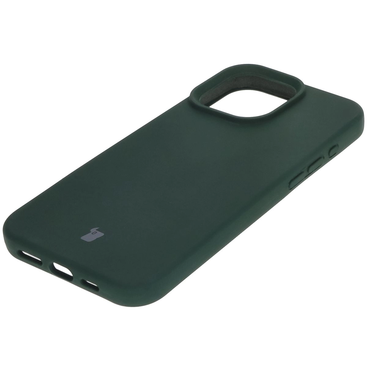 Etui Bizon Silikonowe Soft do iPhone 16 Pro Max Ciemnozielony