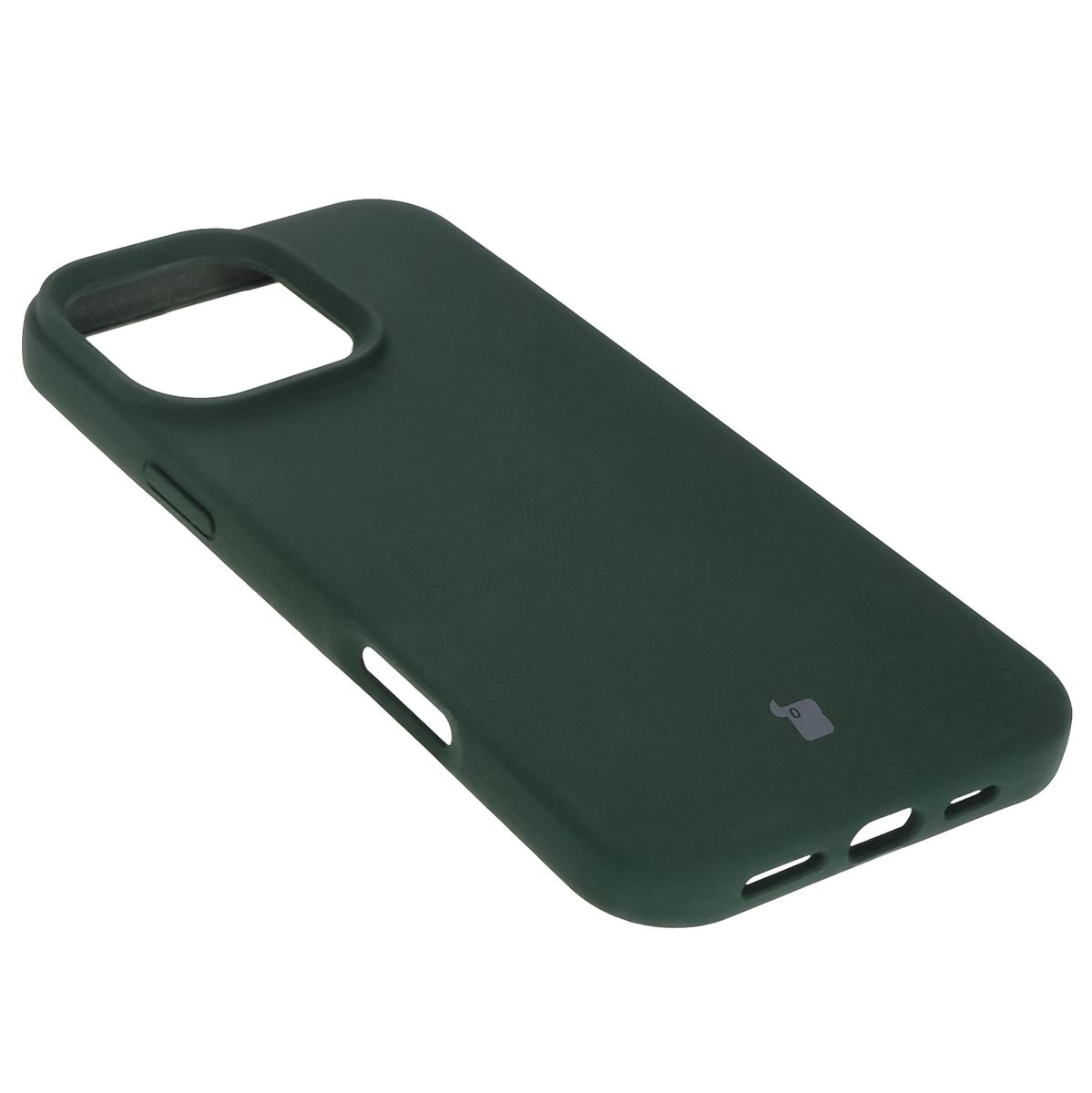 Etui Bizon Silikonowe Soft do iPhone 16 Pro Max Ciemnozielony