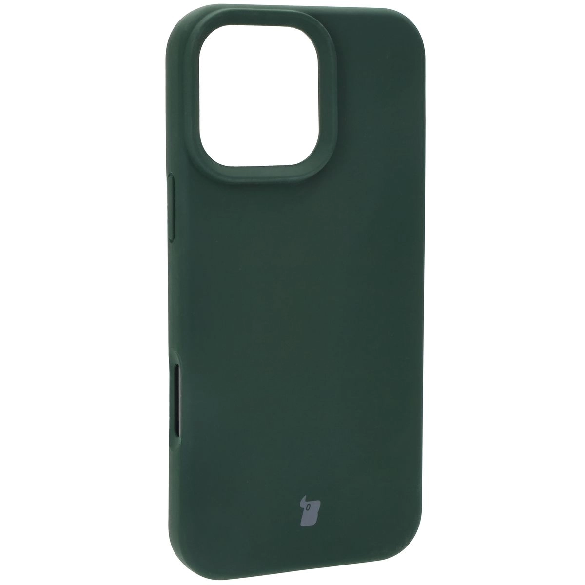 Etui Bizon Silikonowe Soft do iPhone 16 Pro Max Ciemnozielony
