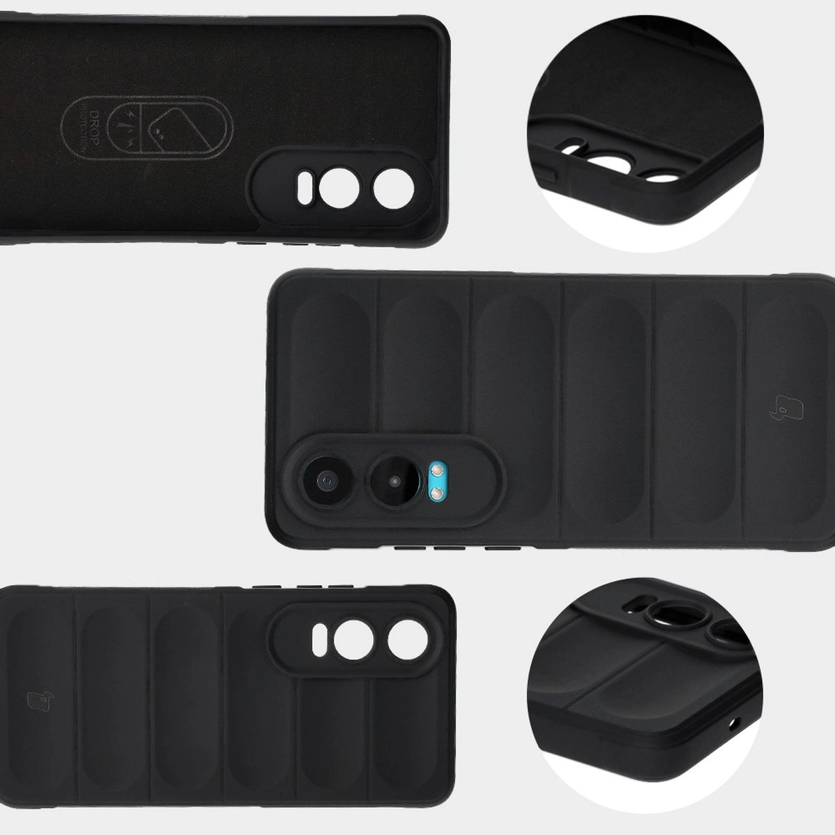 Etui Bizon Tur do OnePlus Nord CE4 Lite 5G Black