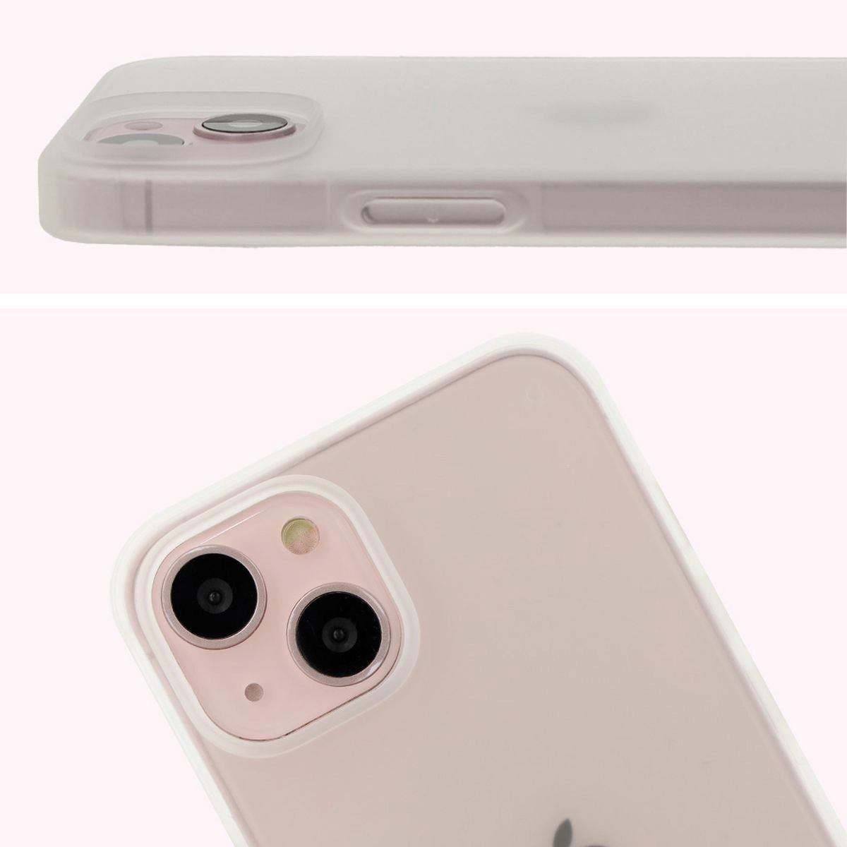 Etui Bizon Angelo do iPhone 13 / 14 Półprzezroczyste