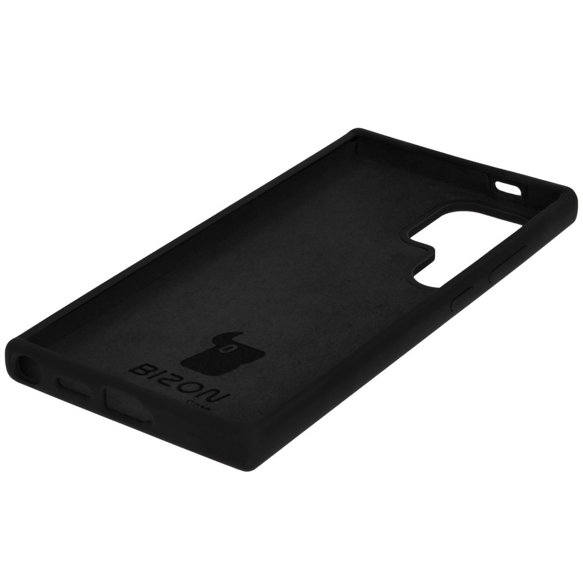 Etui Bizon Silikonowe Soft do Galaxy S24 Ultra Czarny