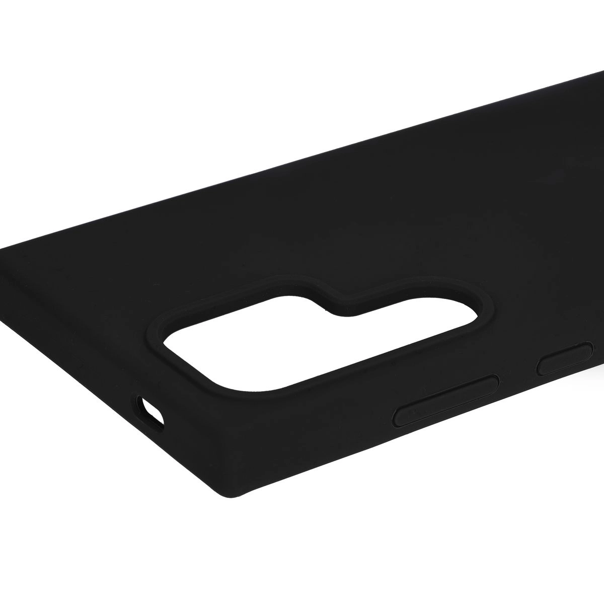 Etui Bizon Silikonowe Soft do Galaxy S24 Ultra Czarny
