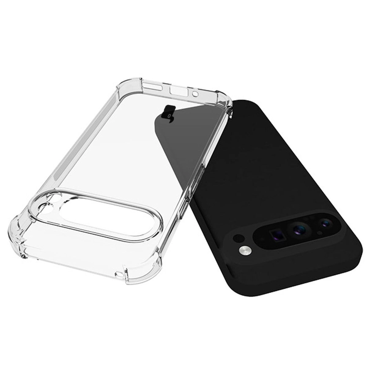 Etui Bizon Elastyczne Salpa do Google Pixel 9 Pro XL Przezroczysty