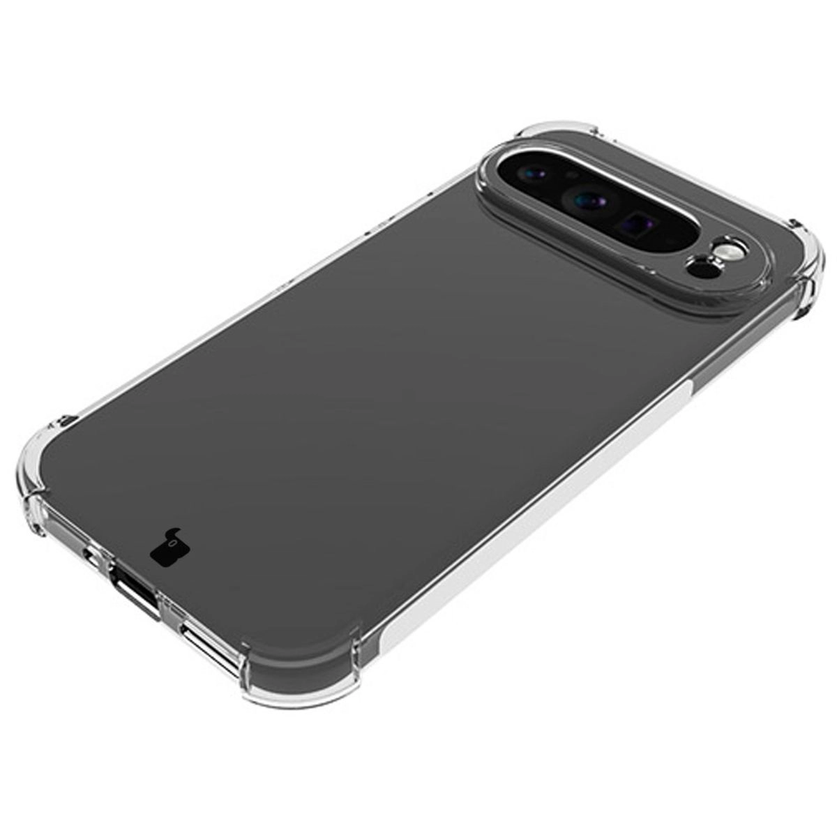 Etui Bizon Elastyczne Salpa do Google Pixel 9 Pro XL Przezroczysty