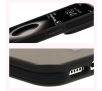 Etui Bizon Eclipse z MagSafe i podstawką do iPhone 15 Pro Max Przydymione z czarną ramką