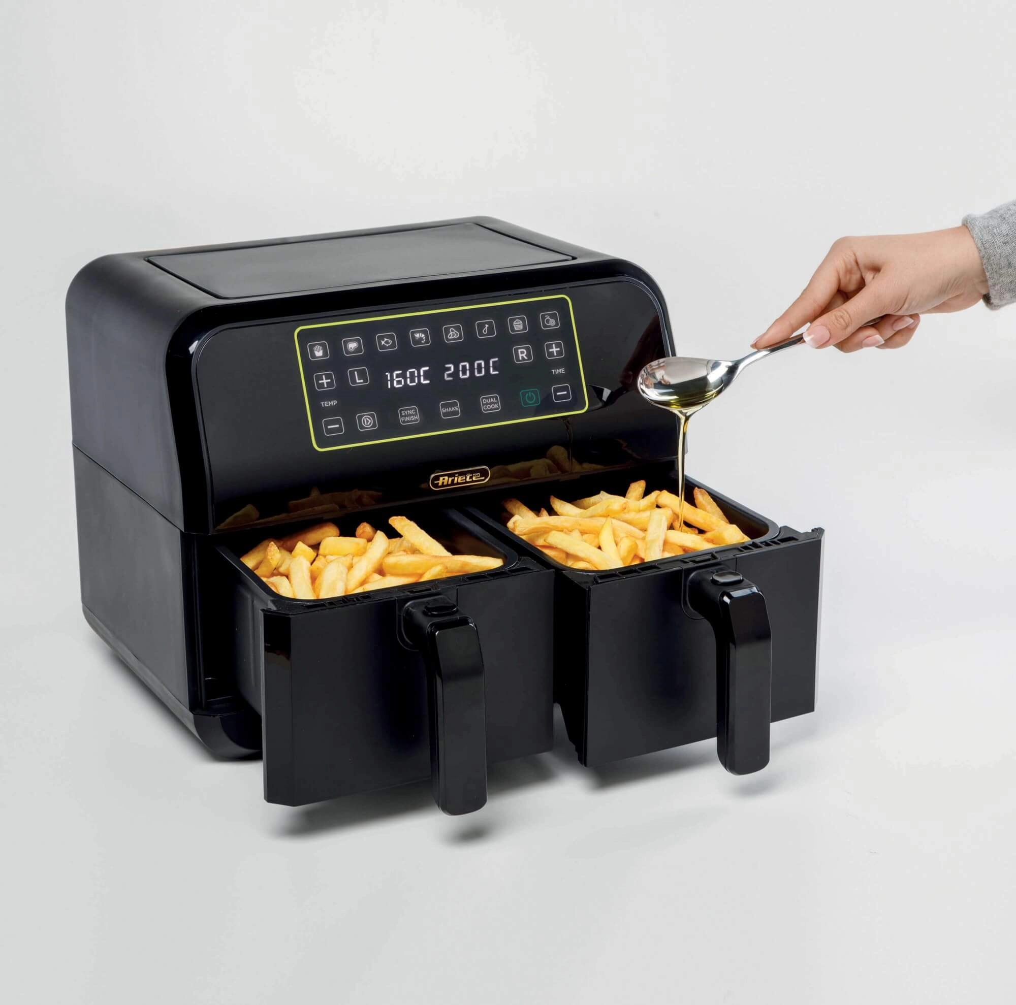 Frytkownica beztłuszczowa Ariete Air Fryer Dual 4623/00 1700W 8l
