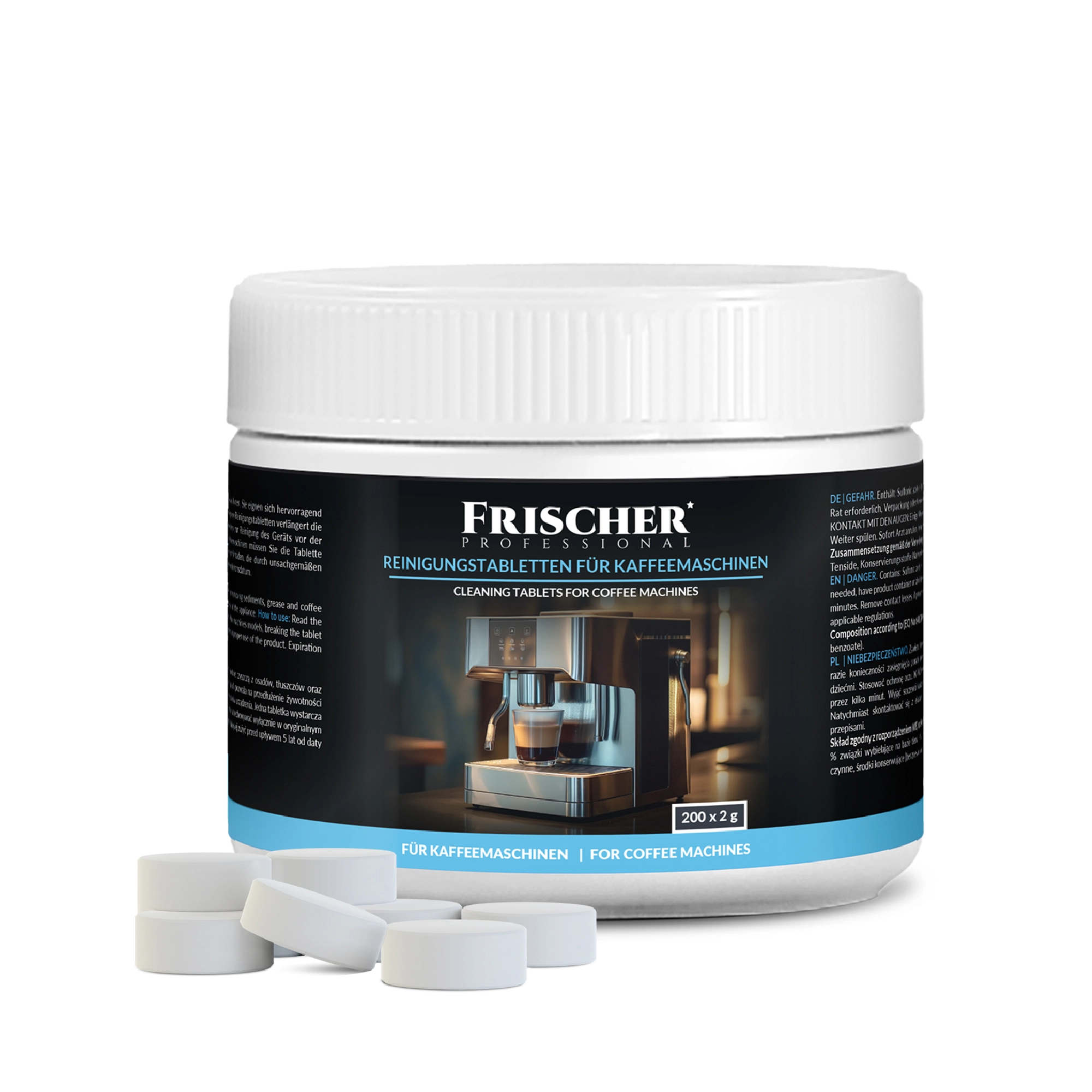 Tabletki czyszczące Frischer 200szt.
