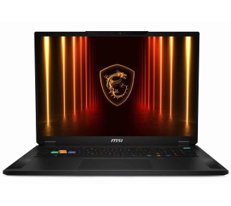 Laptop gamingowy MSI Stealth 18 HX AI A2XWIG-037PL 18" 120Hz Ultra 9 275HX 64GB RAM 2TB Dysk SSD RTX5080 DLSS4 Win11 Pro Czarny Funkcje AI