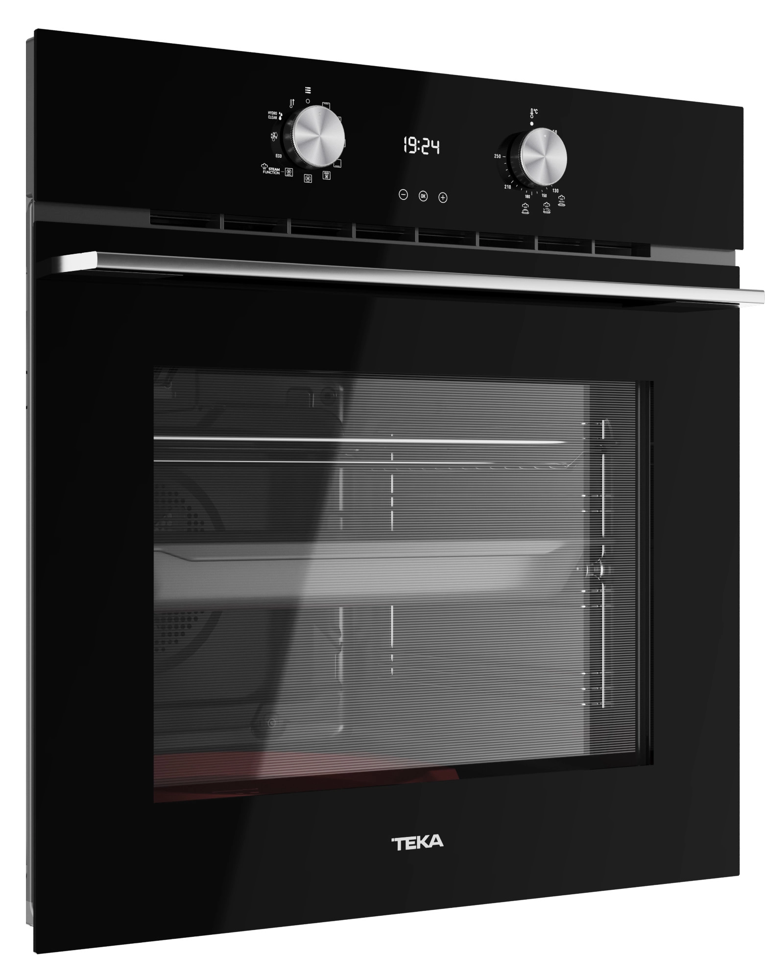 Piekarnik elektryczny parowy Teka HLB 8408 S BK EASY STEAM Termoobieg Czarny