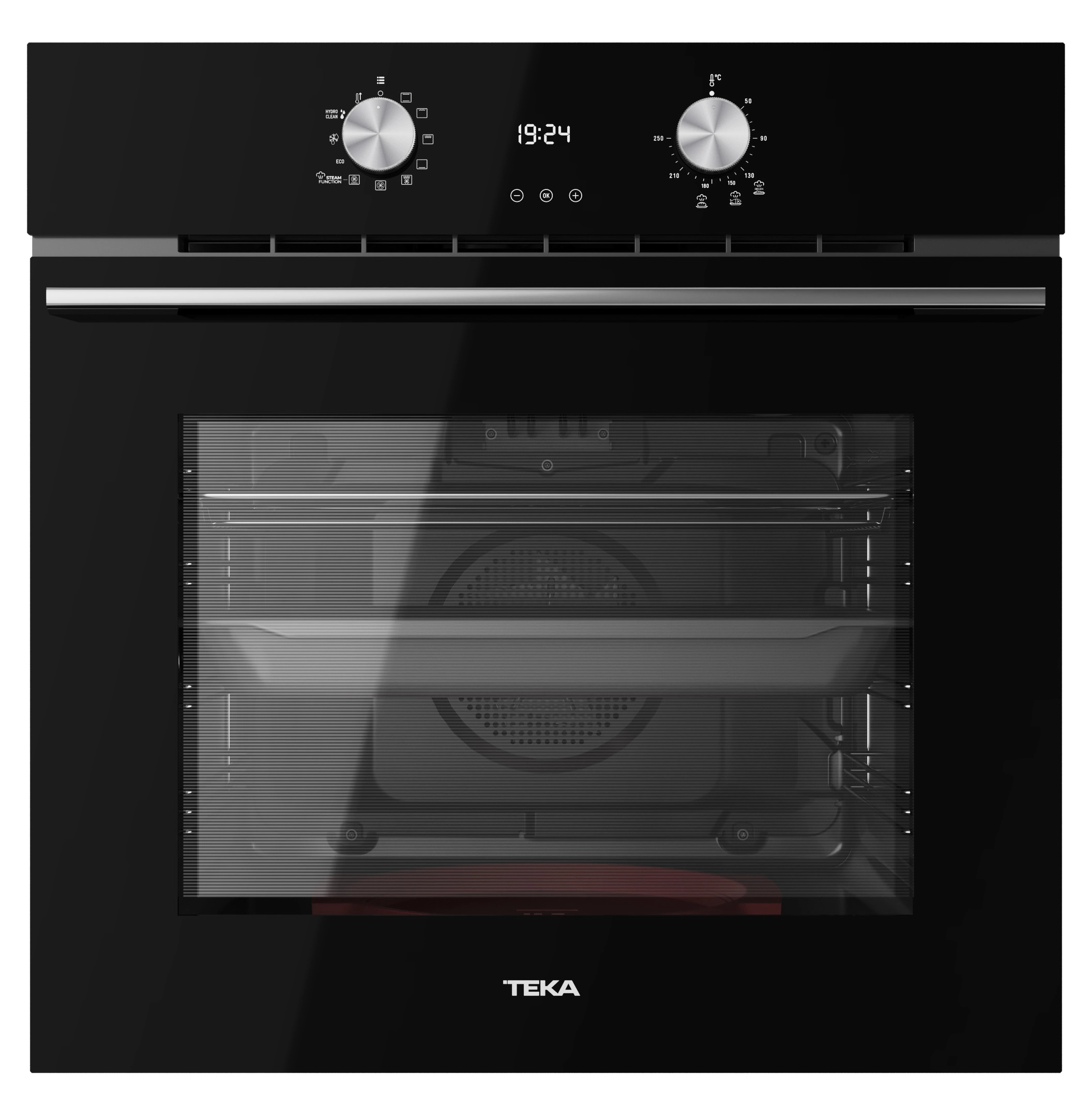 Piekarnik elektryczny parowy Teka HLB 8408 S BK EASY STEAM Termoobieg Czarny