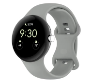 Bizon Strap Watch Silicone S do Google Pixel Watch 3/4 45mm Szary