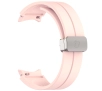 Pasek Bizon Strap Watch Silicone L do Galaxy Watch FE/7/6/6 Classic/5/5 Pro/4/4 Classic Jasno-różowy