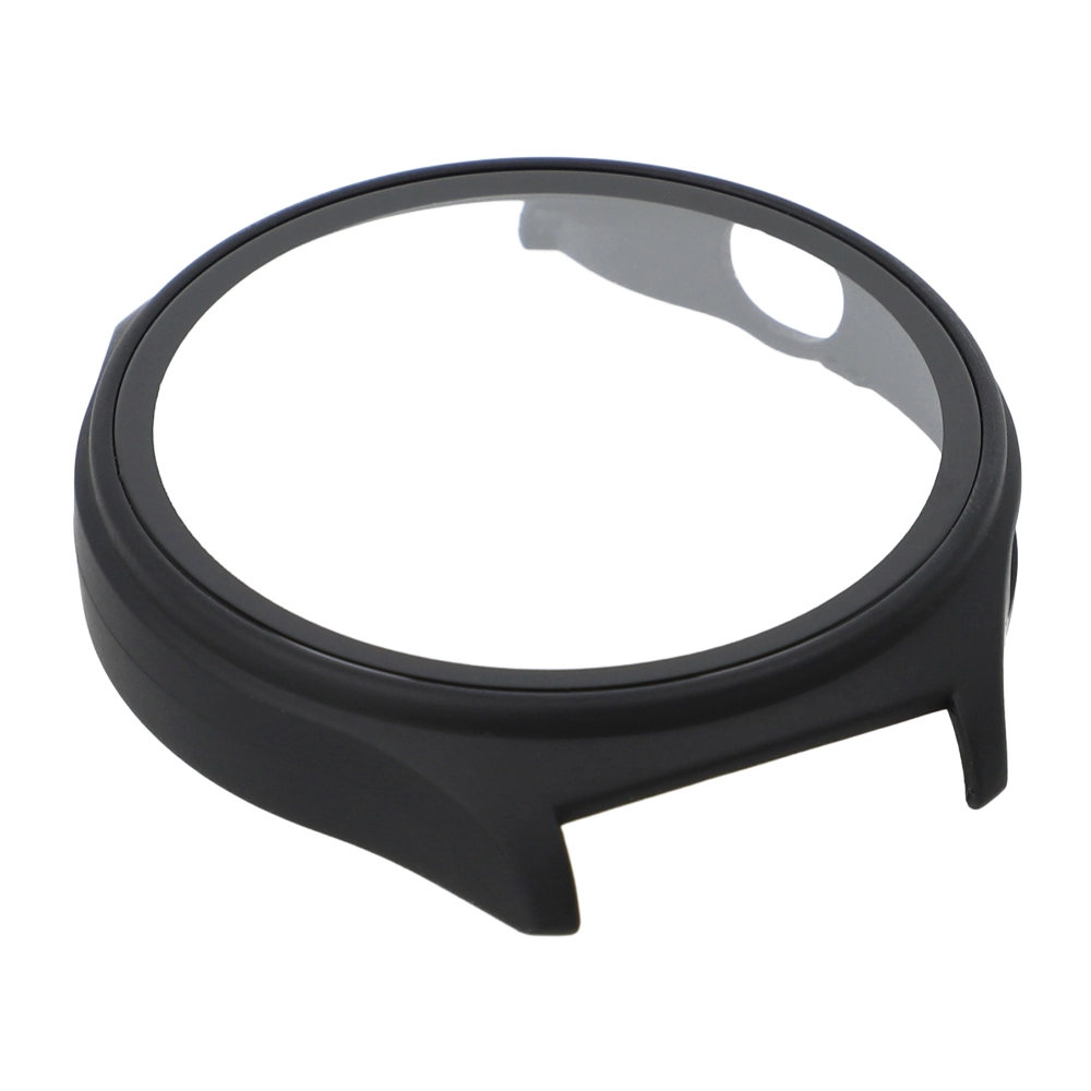 Nakładka na tarczę Bizon ze szkłem do Huawei Watch 4 46mm Czarny