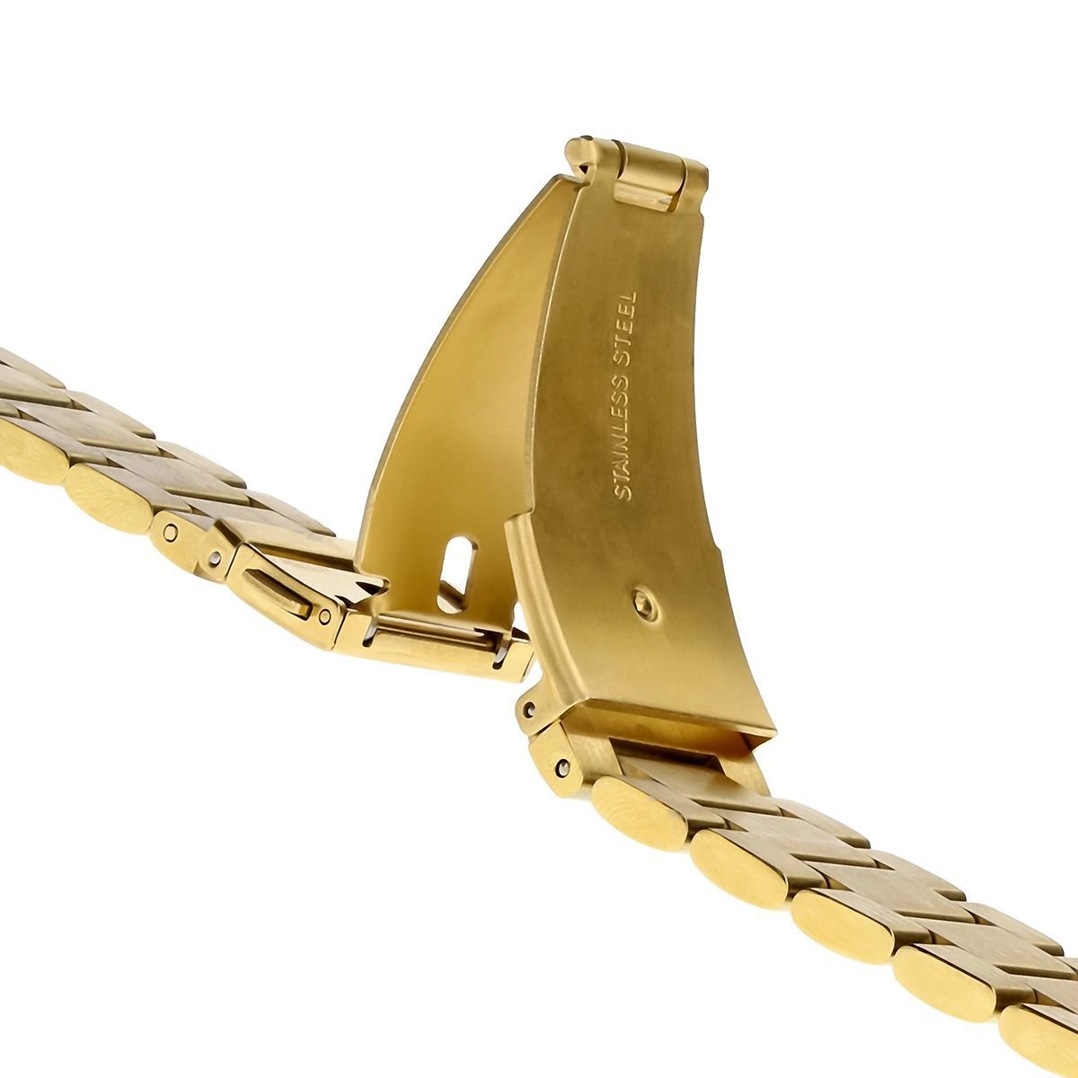 Bransoleta Bizon ze stali nierdzewnej Aura QuickFit 22mm Złoty