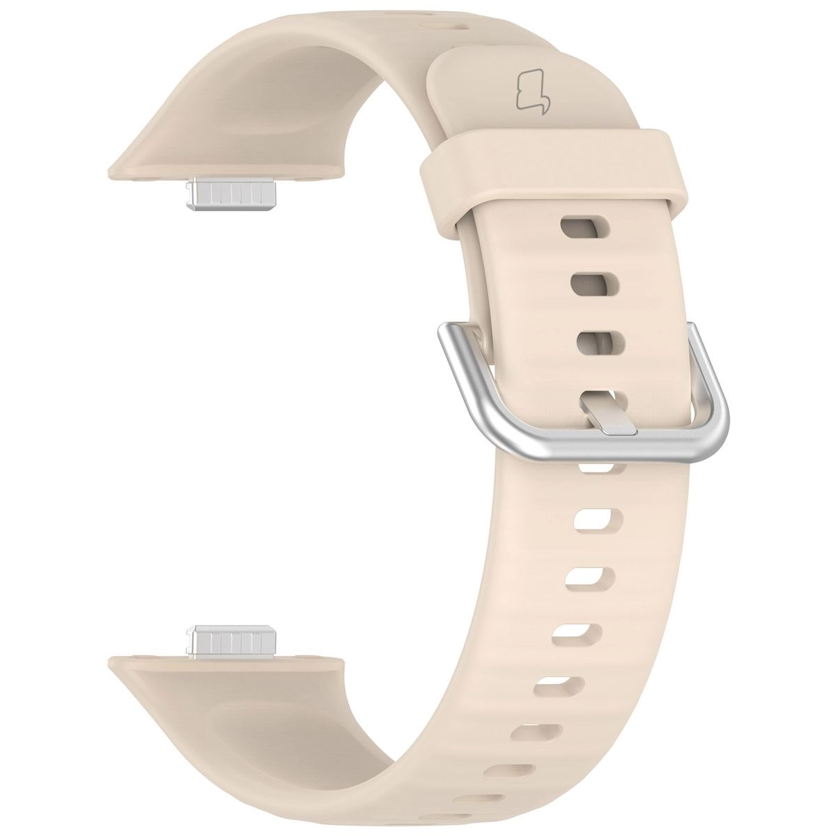 Pasek Bizon Strap Watch Silicone Pro SR do Huawei Watch Fit 3 Beżowy
