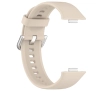 Pasek Bizon Strap Watch Silicone Pro SR do Huawei Watch Fit 3 Beżowy