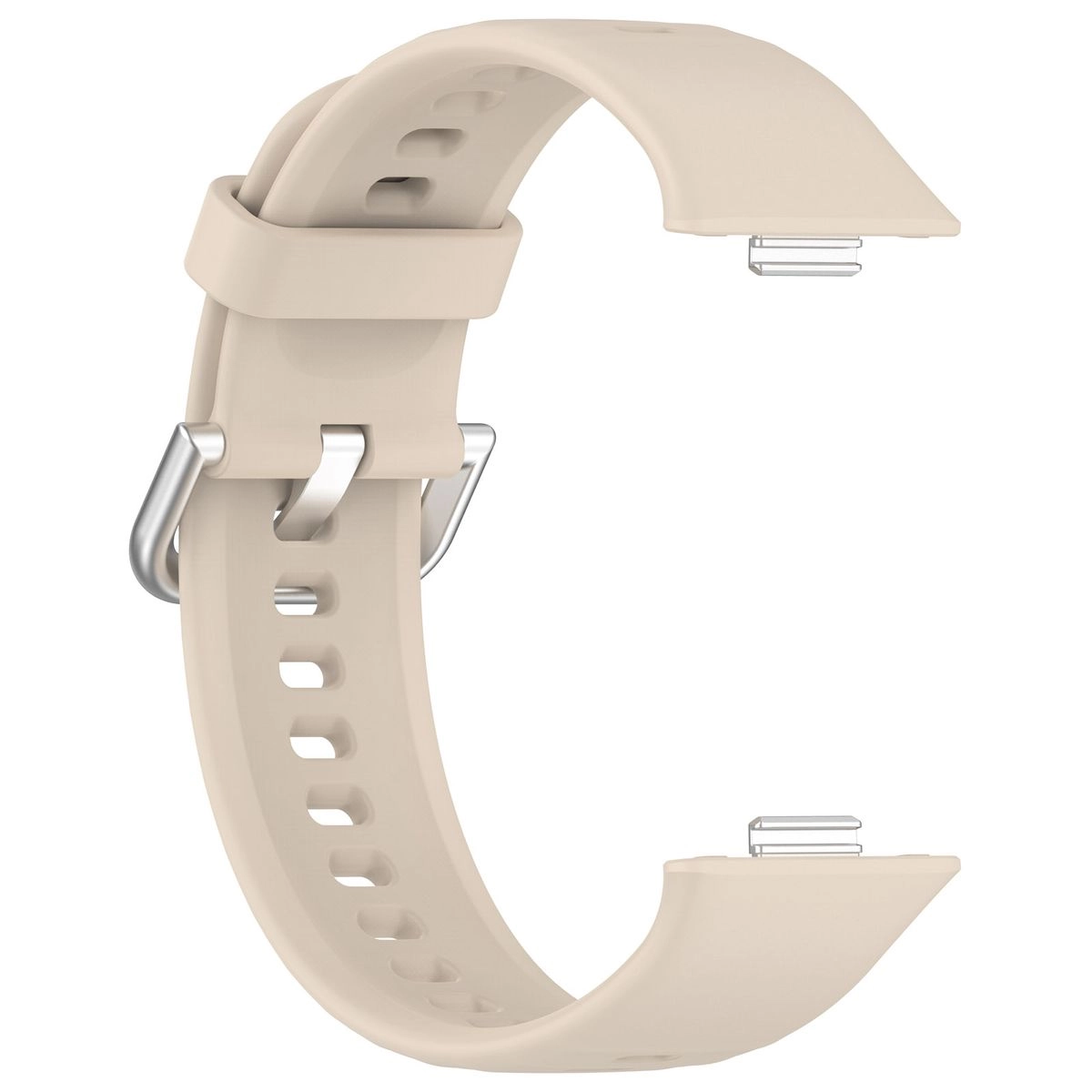 Pasek Bizon Strap Watch Silicone Pro SR do Huawei Watch Fit 3 Beżowy
