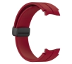 Pasek Bizon Strap Watch Silicone L do Galaxy Watch FE/7/6/6 Classic/5/5 Pro/4/4 Classic Burgundowy