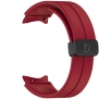 Pasek Bizon Strap Watch Silicone L do Galaxy Watch FE/7/6/6 Classic/5/5 Pro/4/4 Classic Burgundowy