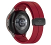 Pasek Bizon Strap Watch Silicone L do Galaxy Watch FE/7/6/6 Classic/5/5 Pro/4/4 Classic Burgundowy