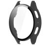Nakładka na tarczę Bizon ze szkłem do Galaxy Watch 7 40mm Czarny Matowy