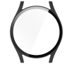 Nakładka na tarczę Bizon ze szkłem do Galaxy Watch 7 40mm Czarny Matowy