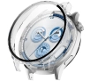 Nakładka na tarczę Bizon ze szkłem do Huawei Watch GT 5 46mm Przezroczysty