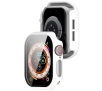 Nakładka na tarczę Bizon ze szkłem do Apple Watch 10 46mm Biały