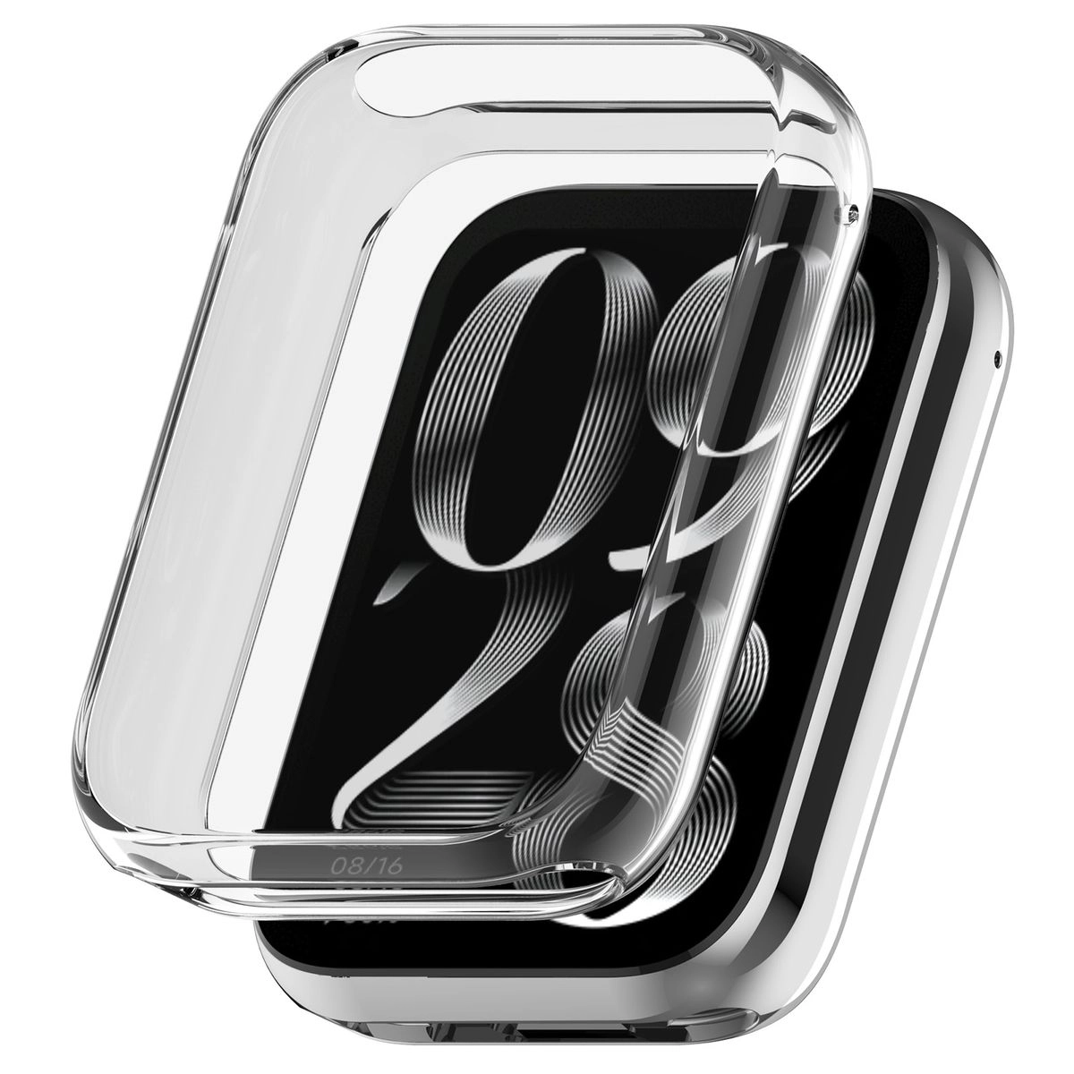 Nakładka na tarczę Bizon Felipe do Xiaomi Smart Band 8 Pro Przezroczysty