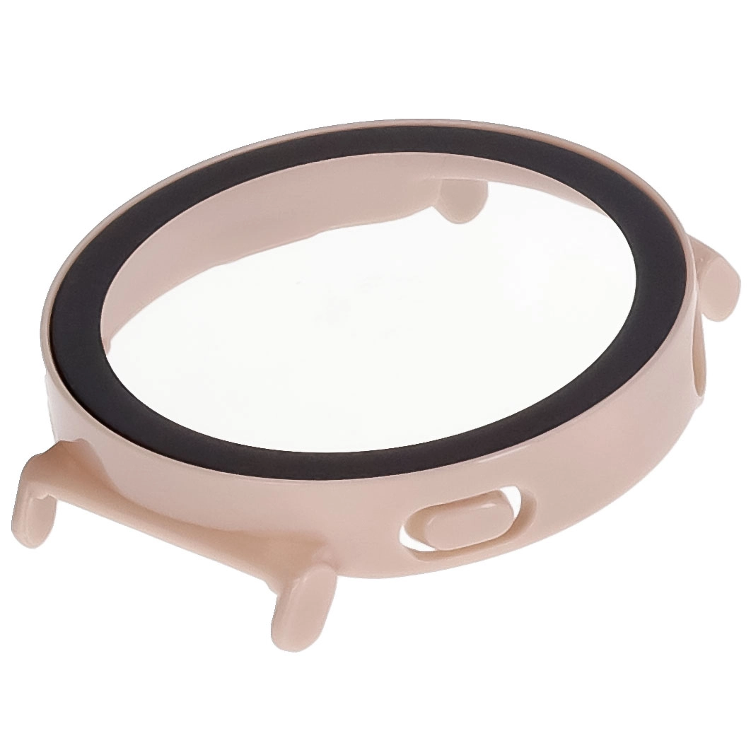 Nakładka na tarczę Bizon ze szkłem do Huawei Watch GT 5 41mm Różowy