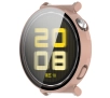Nakładka na tarczę Bizon ze szkłem do Huawei Watch GT 5 41mm Różowy