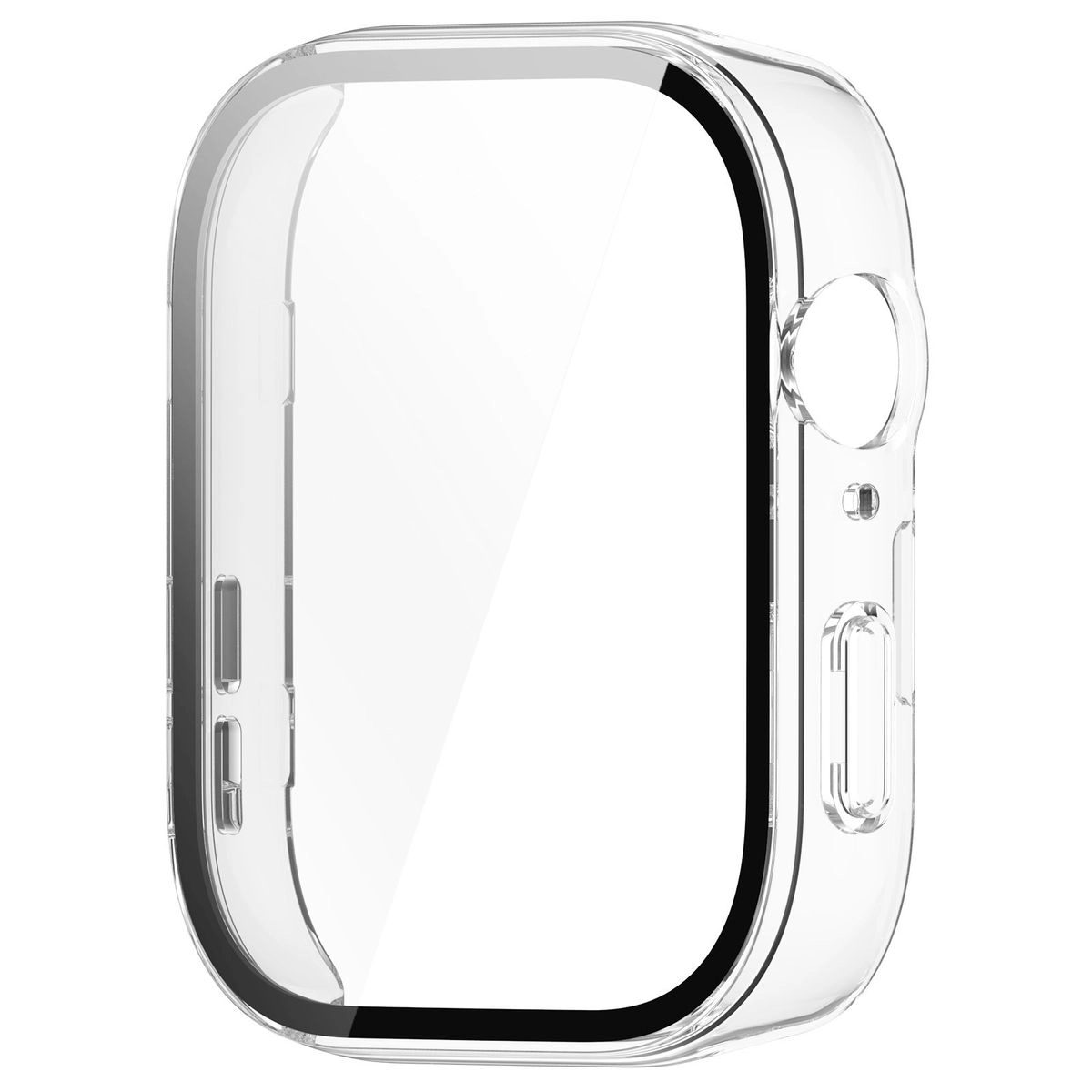 Nakładka na tarczę Bizon ze szkłem do Huawei Watch Fit 3 Przezroczysty