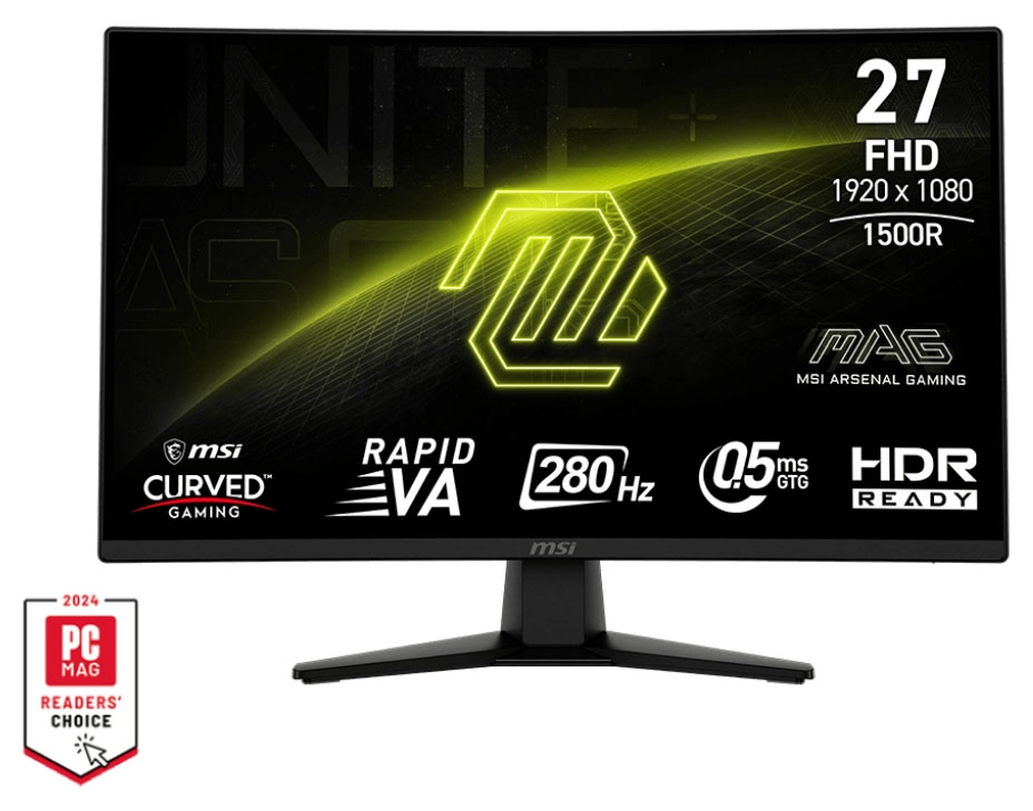 Monitor MSI MAG 274CXF 27" Full HD Rapid VA 280Hz 0,5ms Gamingowy