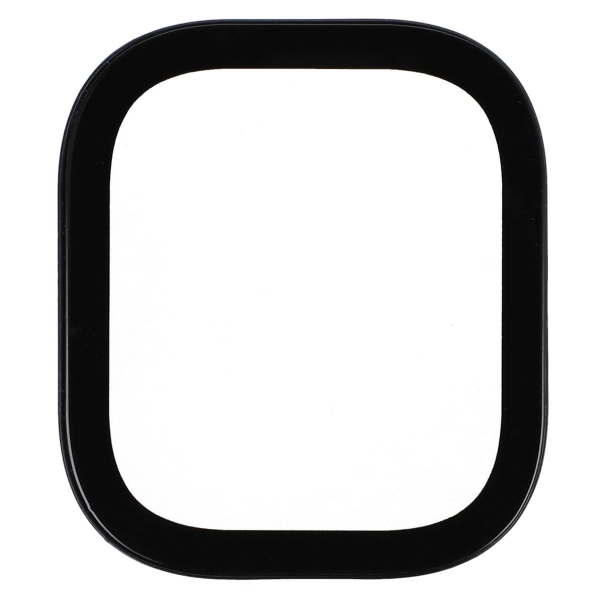 Nakładka na tarczę Bizon ze szkłem do Xiaomi Redmi Watch 4 Czarny