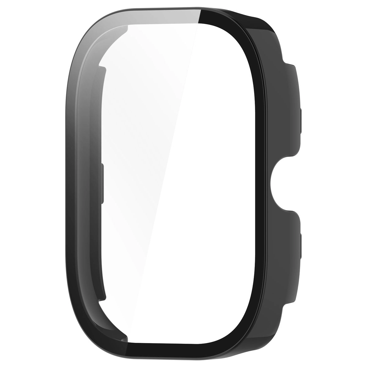 Nakładka na tarczę Bizon ze szkłem do Xiaomi Redmi Watch 4 Czarny