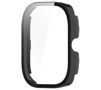 Nakładka na tarczę Bizon ze szkłem do Xiaomi Redmi Watch 4 Czarny