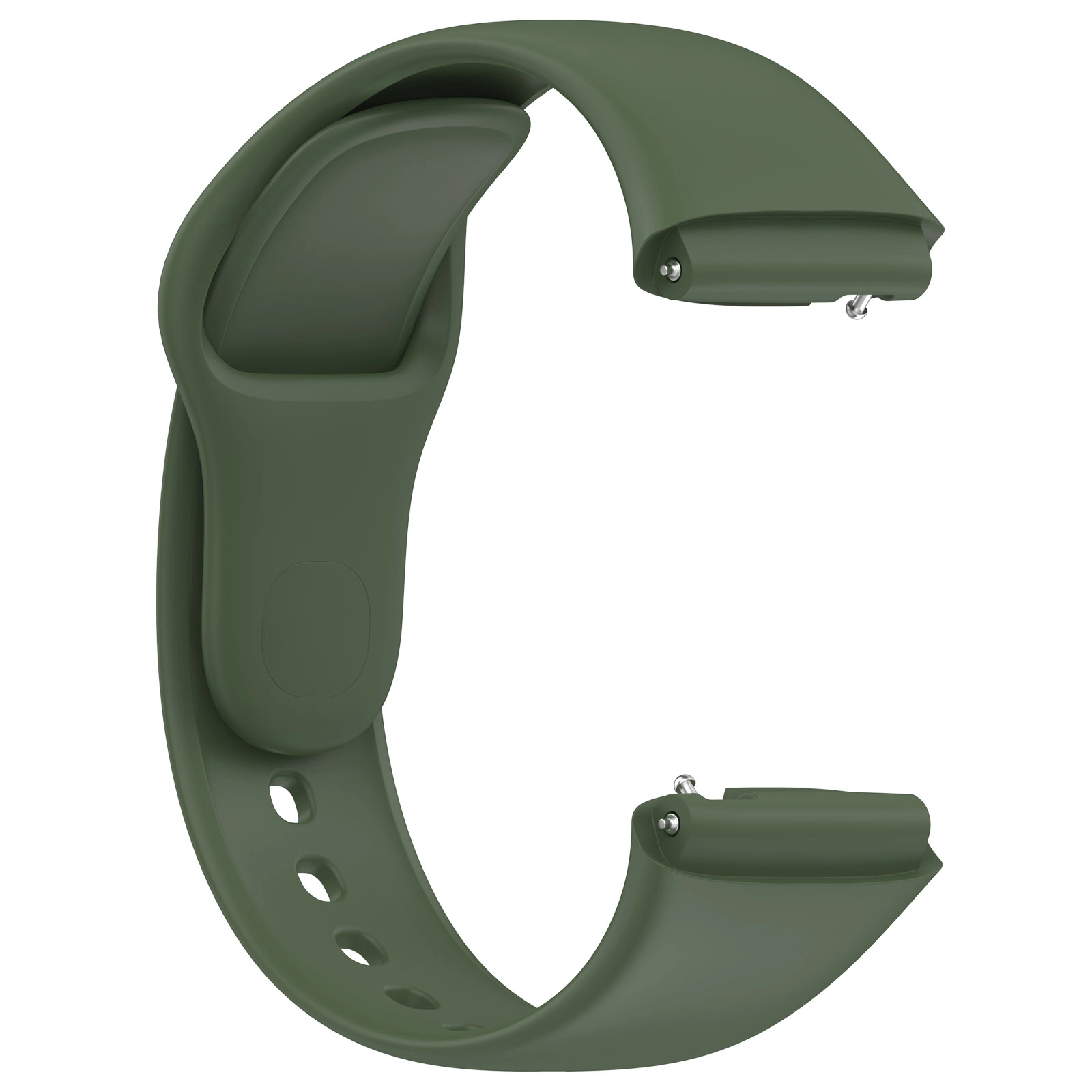 Pasek Bizon Strap Watch Dots do Xiaomi Redmi Watch 3 Active Ciemno-zielony