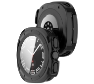 Bizon ze szkłem do Galaxy Watch Ultra 47mm Czarny
