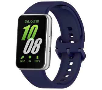 Pasek Bizon Strap Watch Silicone do Galaxy Fit 3 Granatowy