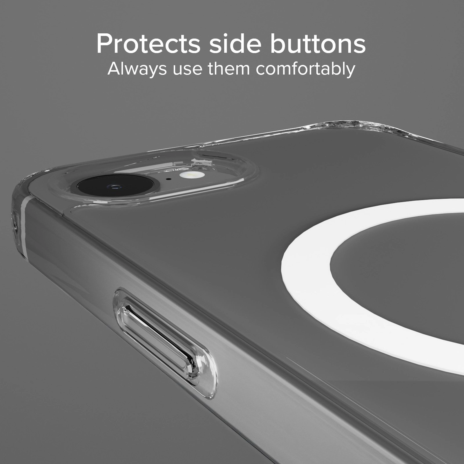 Etui SBS D3O do iPhone 16e Przezroczysty