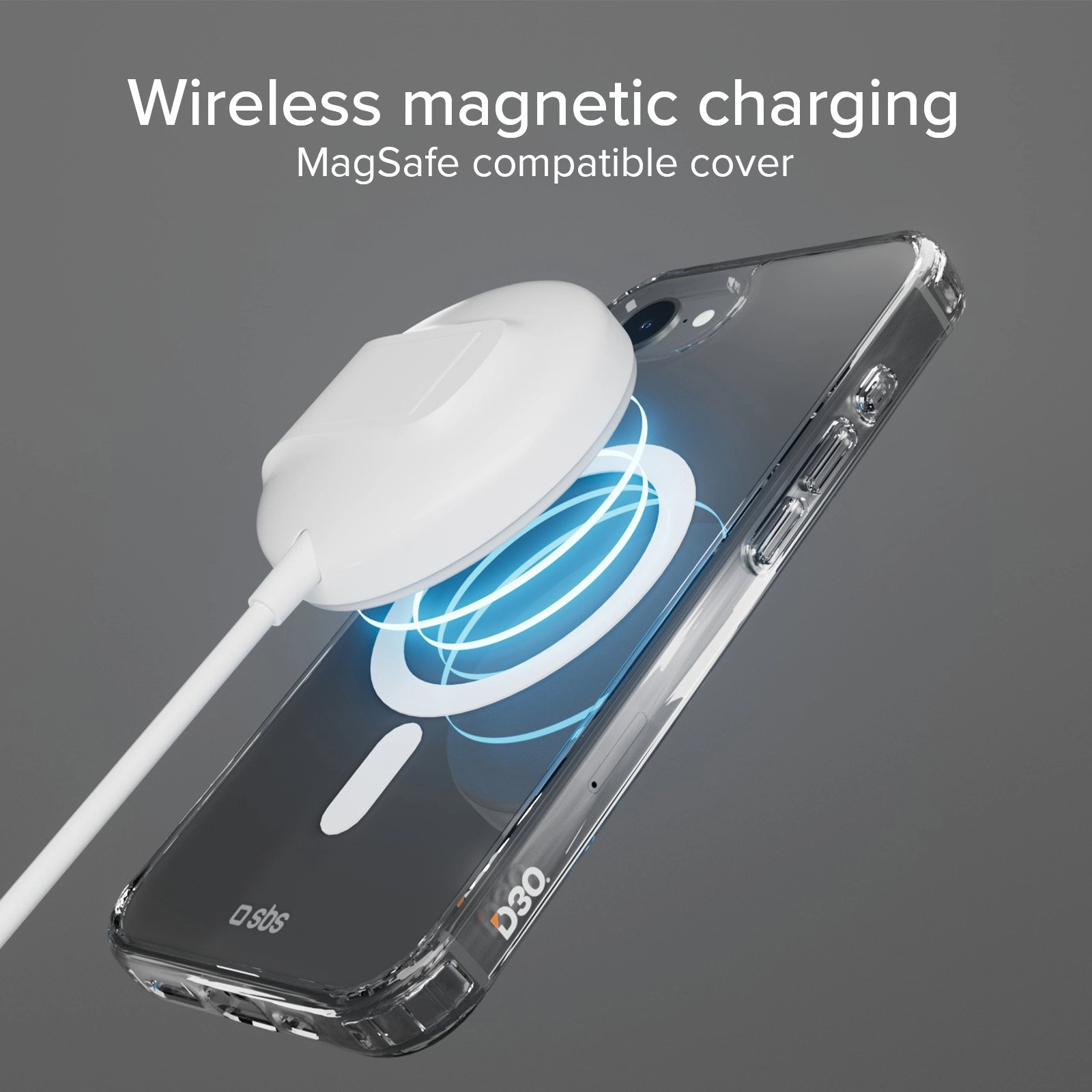Etui SBS D3O do iPhone 16e Przezroczysty
