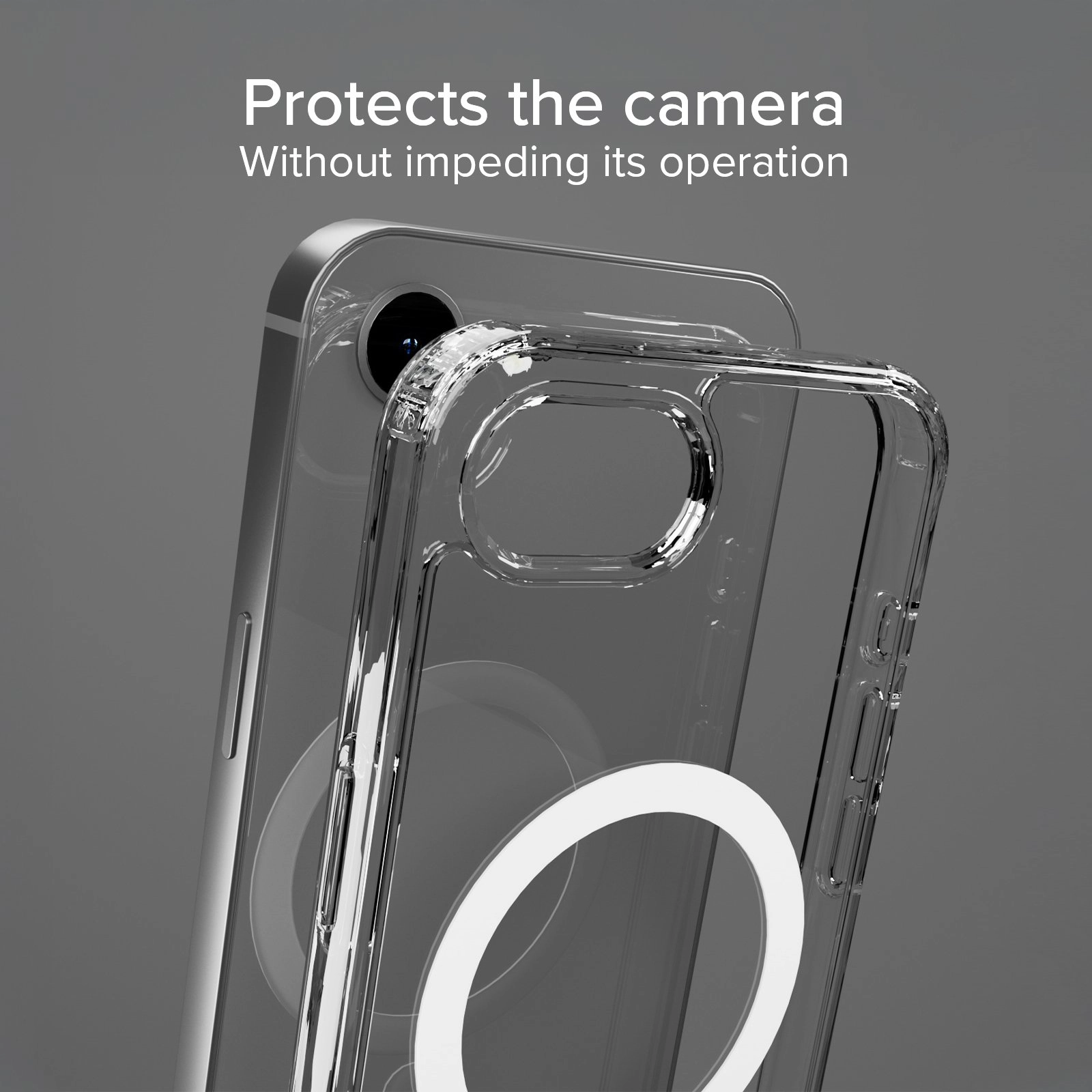 Etui SBS D3O do iPhone 16e Przezroczysty