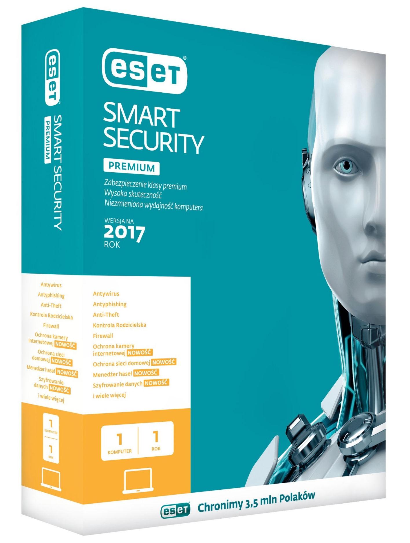 Eset Smart Security Premium PL Box 1stan./12m-cy