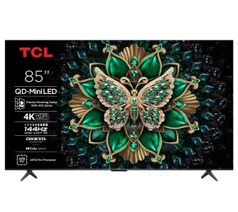 Telewizor TCL 85C6K 85" QD-Mini LED 4K 144Hz Google TV Dolby Vision IQ Dolby Atmos HDMI 2.1 DVB-T2