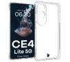 Etui Bizon Elastyczne Salpa do OnePlus Nord CE4 Lite 5G Przezroczysty