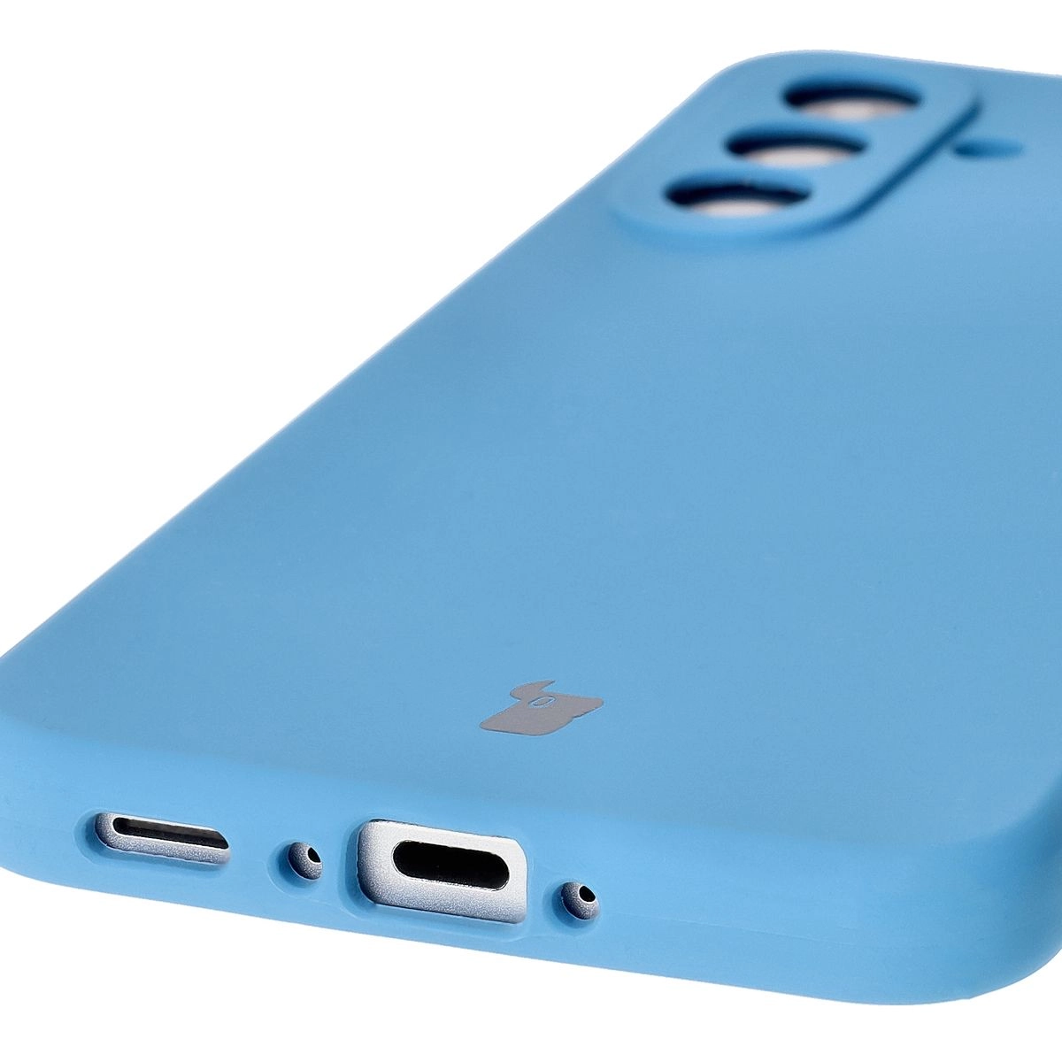 Etui Bizon Silikonowe Soft do Galaxy A36 5G Niebieski