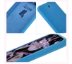 Etui Bizon Silikonowe Soft do Galaxy A36 5G Niebieski