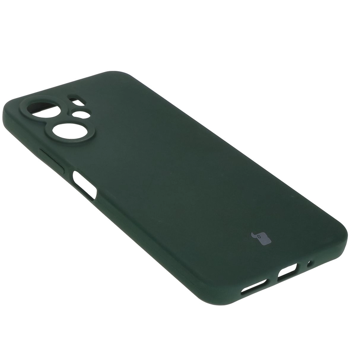 Etui Bizon Silikonowe Soft do Xiaomi Redmi 13C 4G/Xiaomi Redmi 13C 5G/Xiaomi Poco C65 Ciemnozielony